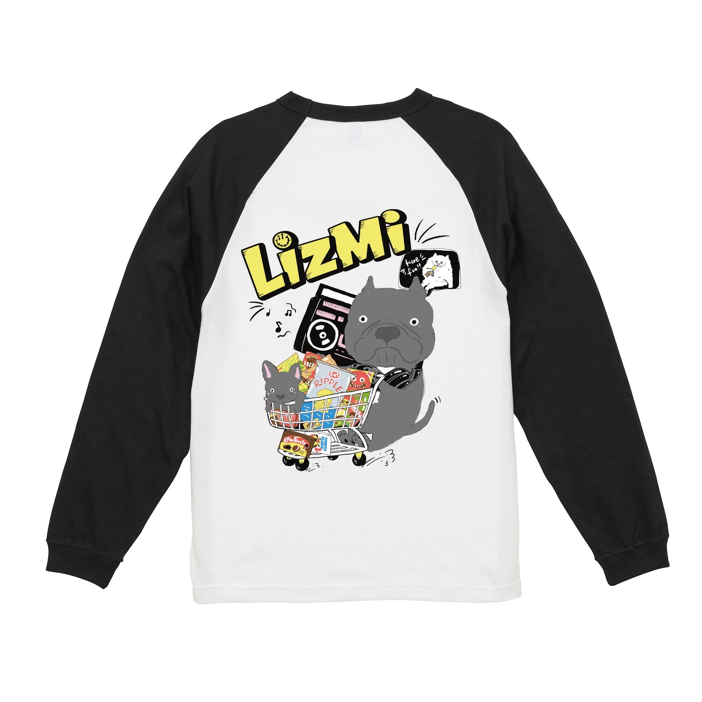 ラグラン ロングスリーブTシャツ（1.6インチリブ）長袖