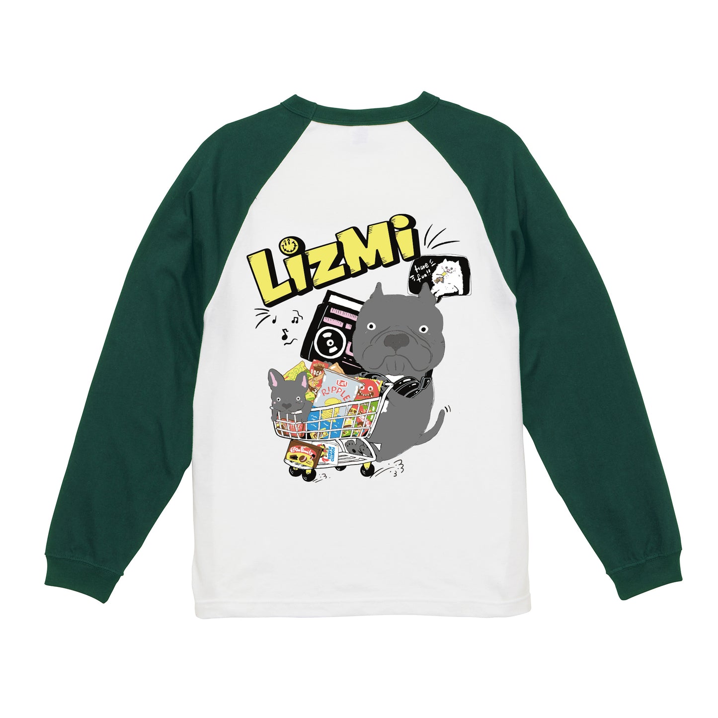 ラグラン ロングスリーブTシャツ（1.6インチリブ）長袖