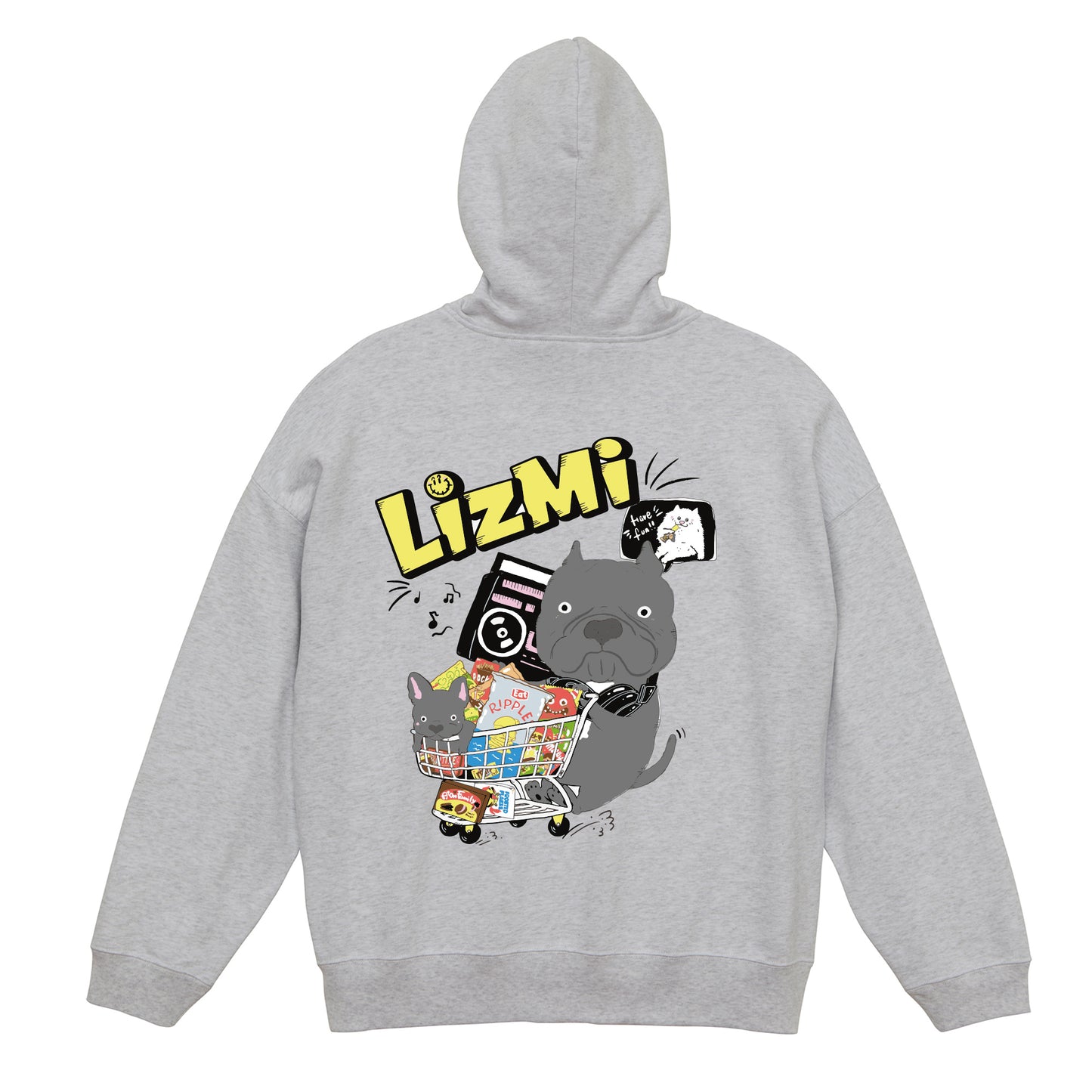 スウェットプルオーバーパーカー ビッグシルエット 10オンス 裏パイル