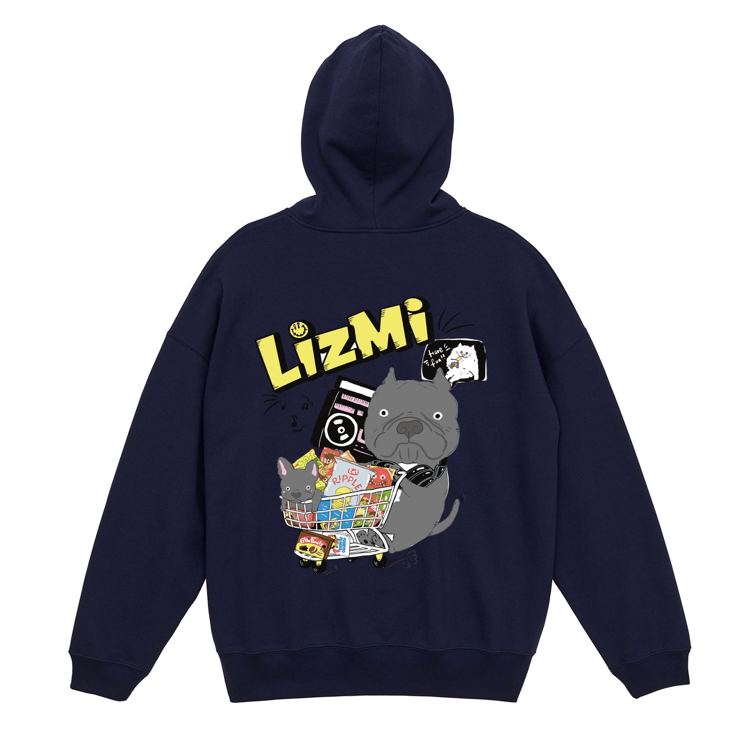 スウェットプルオーバーパーカー ビッグシルエット 10オンス 裏パイル