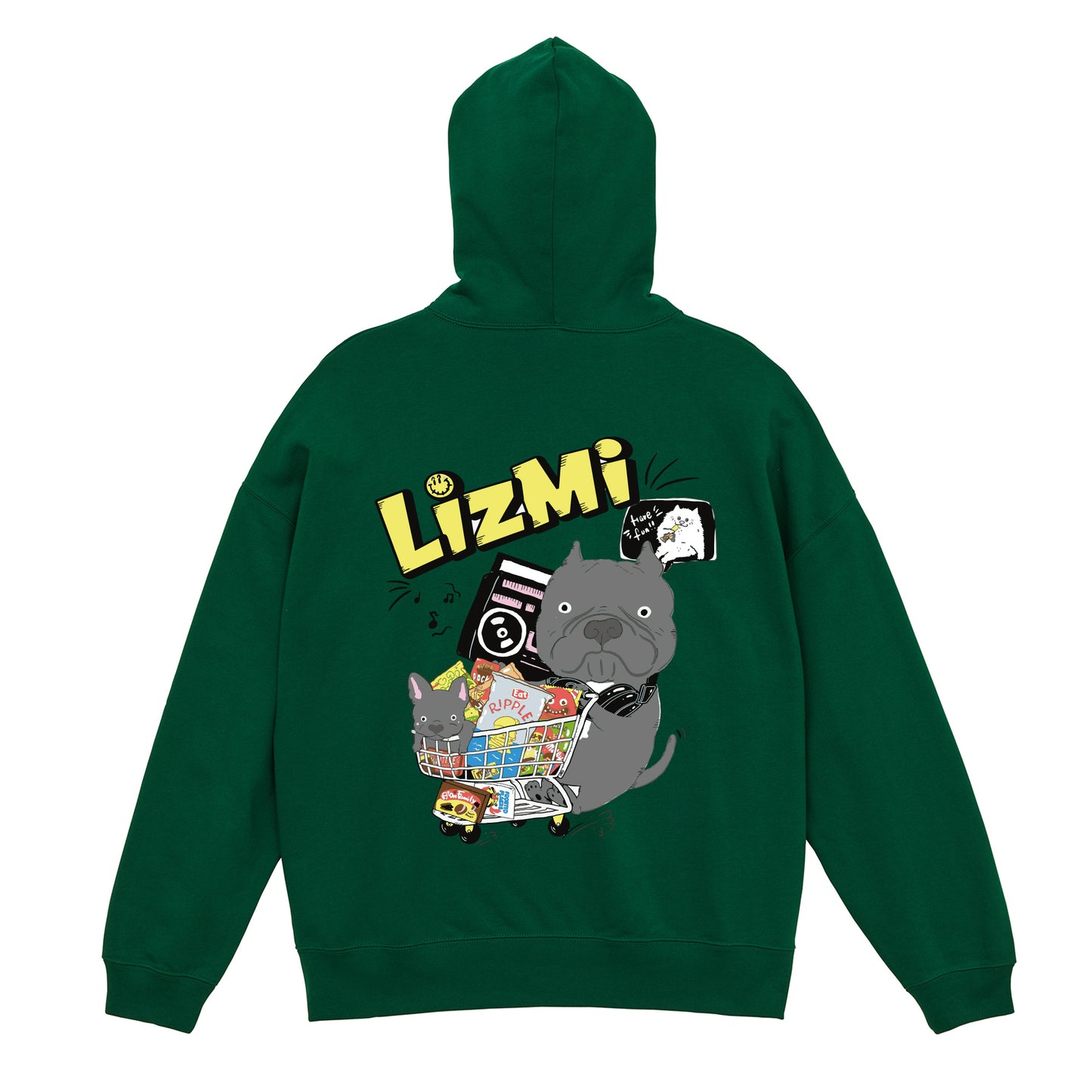 スウェットプルオーバーパーカー ビッグシルエット 10オンス 裏パイル