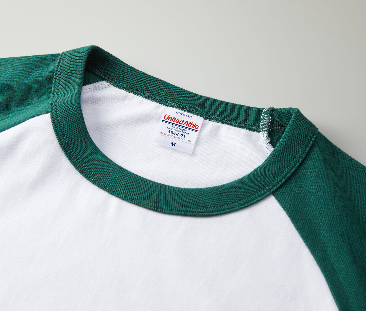 ラグラン ロングスリーブTシャツ（1.6インチリブ）長袖