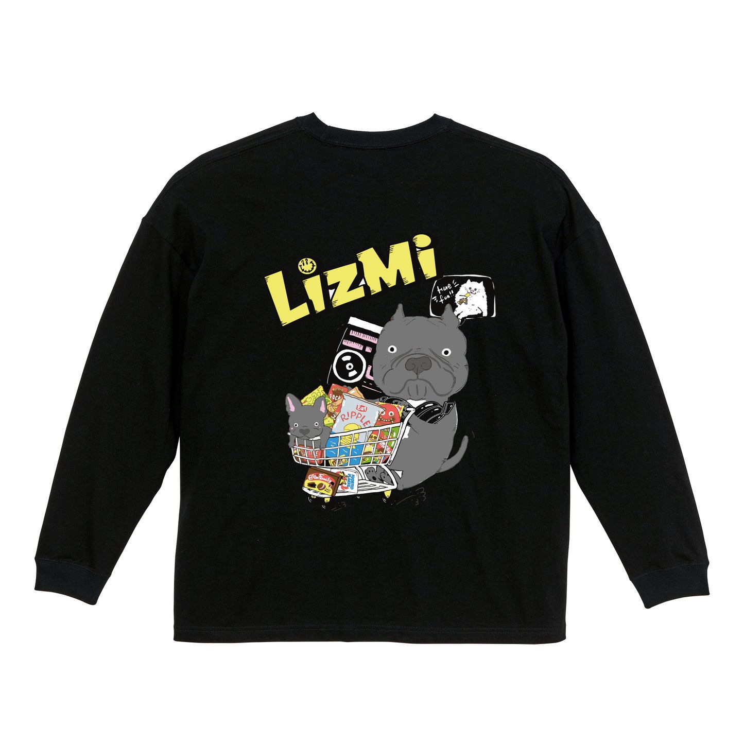 ビッグシルエット ロングスリーブTシャツ 長袖