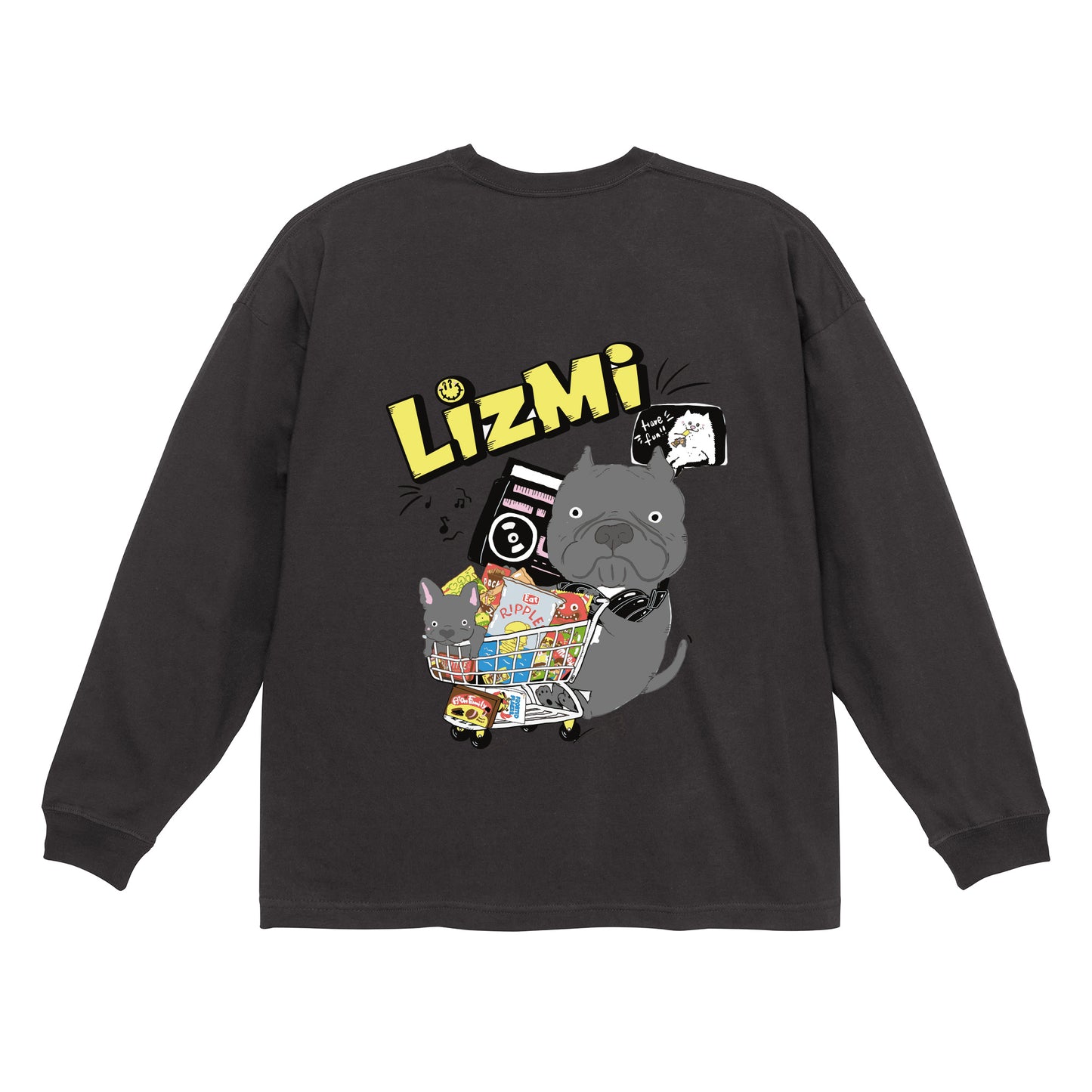 ビッグシルエット ロングスリーブTシャツ 長袖