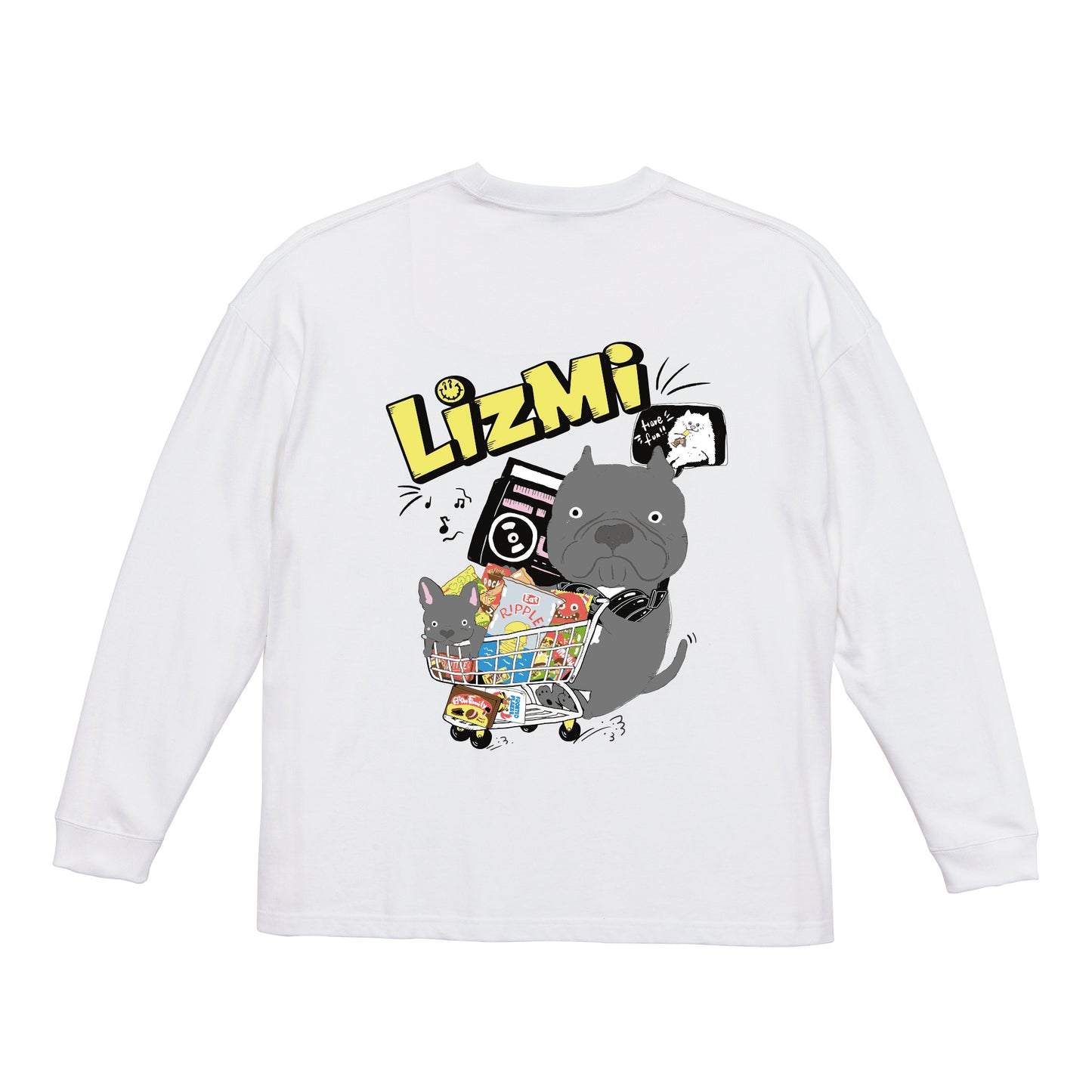 ビッグシルエット ロングスリーブTシャツ 長袖